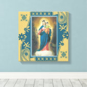 Toile Notre-Dame Aide des chrétiens avec Bébé Jésus (Insitu (Plancher de Bois))