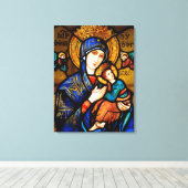 Toile notre dame d'aide perpétuelle (Insitu (Plancher de Bois))