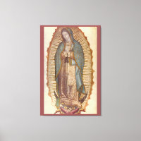 NOTRE DAME DE GUADALUPE 30x45 NATUREL EN BROWN