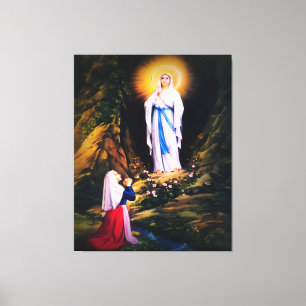 Toile Notre Dame de Lourdes