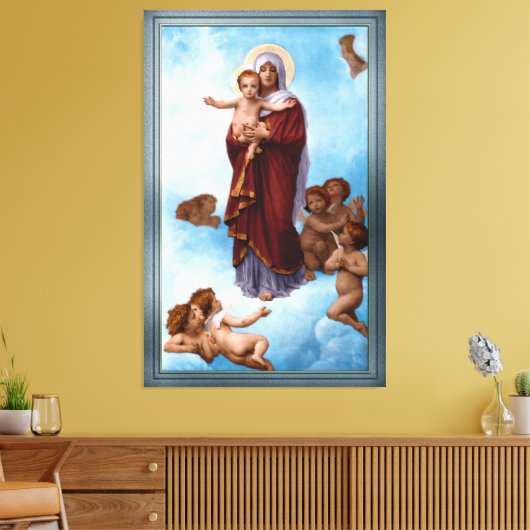 Toile Notre-Dame des Anges par William Bouguereau (Insitu(Salon))