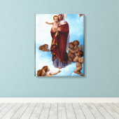 Toile Notre-Dame des Anges par William Bouguereau (Insitu (Plancher de Bois))
