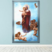 Toile Notre-Dame des Anges par William Bouguereau (Insitu (Plancher de Bois))