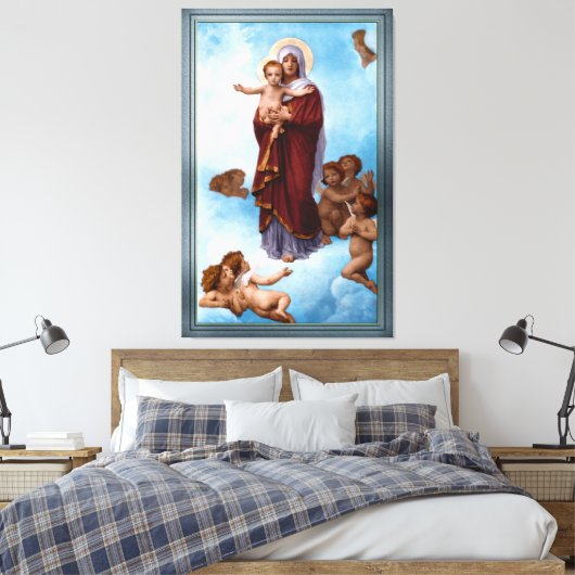 Toile Notre-Dame des Anges par William Bouguereau (Insitu(Chambre))