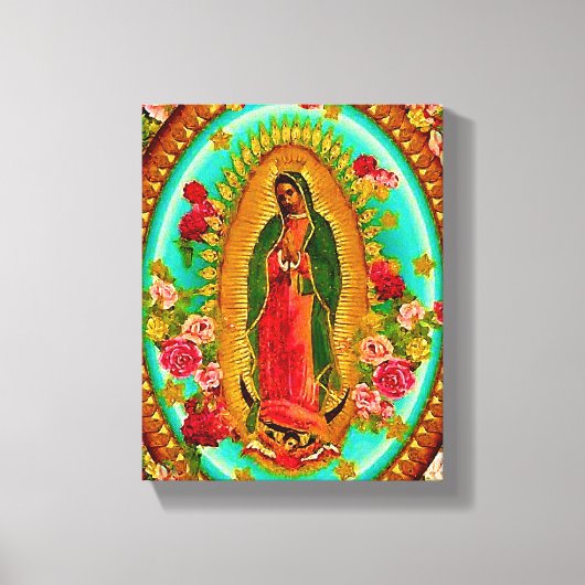 Toile Notre Dame Guadalupe Mexicaine Sainte Vierge Marie (Recto)