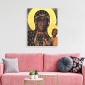 Toile Notre Dame Vierge Marie de Czestochowa Pologne Icô (Insitu(Salon))