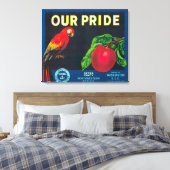 Toile Notre Étiquette Apple Pride - État de Washington (Insitu(Chambre))