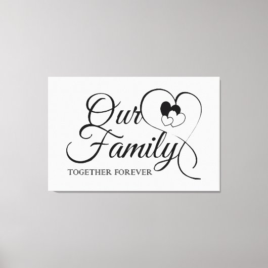 Toile Notre famille (Recto)