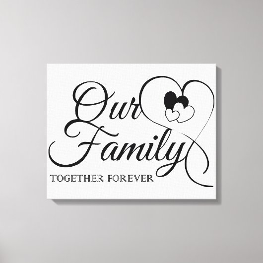 Toile Notre famille (Recto)