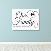 Toile Notre famille (Insitu (Plancher de Bois))