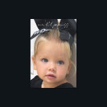 Toile Notre Li'l Princess Photo Canvas Wall Art<br><div class="desc">Grande photo Canvas Mur Art. Notre li'l Princess. Photo enfant. Fille.</div>