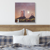 Toile Notre Lune moderne (Insitu(Chambre))