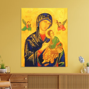 Toile Notre mère de l'aide perpétuelle