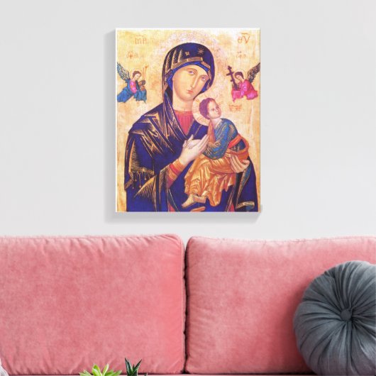 Toile Notre Mère de l'Icône d'aide perpétuelle. (Insitu(Salon))