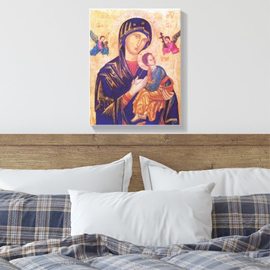 Toile Notre Mère de l'Icône d'aide perpétuelle. (Insitu(Chambre))