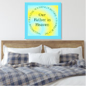 TOILE NOTRE PÈRE AU CIEL (Insitu(Chambre))