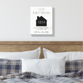 Toile Notre première maison chauffante (Insitu(Chambre))