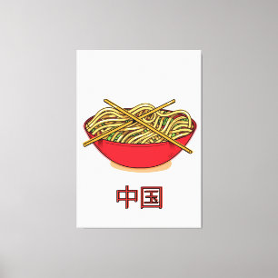 Toile Nouilles de Chine