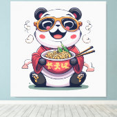 Toile Nouilles de Panda (Insitu (Plancher de Bois))