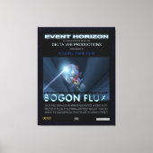 Toile Nounours dans l'espace (Recto)