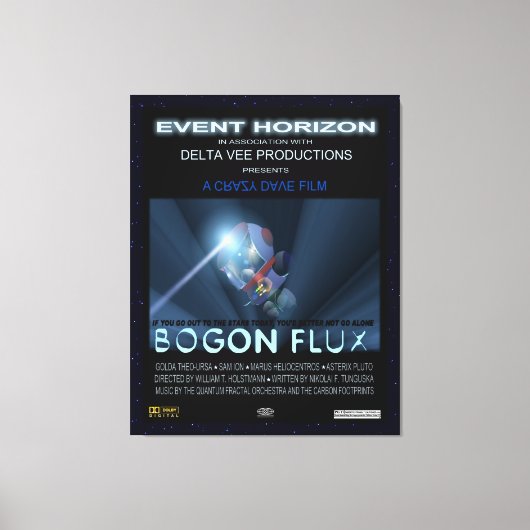 Toile Nounours dans l'espace (Recto)