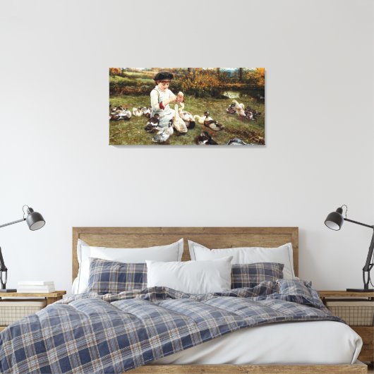 Toile Nourrir les canards (Insitu(Chambre))