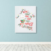 Toile Nous allons avoir le Noël le plus heureux (Insitu (Plancher de Bois))