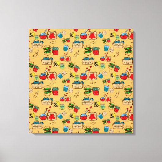 Toile Nous allons ensemble comme .. doodle art (Recto)