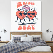 Toile nous dansons sur le même rythme (Insitu(Chambre))