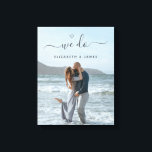 Toile Nous faisons main Lettré Script Couple Photo<br><div class="desc">On Fait Main Lettré Script Couple Photo Canvas Imprimer</div>