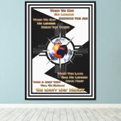 Toile Nous ne pouvons pas manger de l'argent ! Impressio (Insitu (Plancher de Bois))