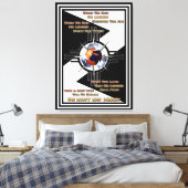 Toile Nous ne pouvons pas manger de l'argent ! Impressio (Insitu(Chambre))