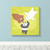 Toile Nous portons des ours nus - #SquadButs (Insitu (Plancher de Bois))