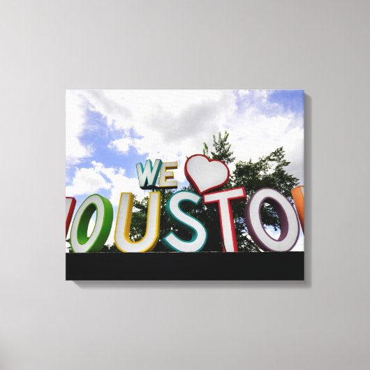 Toile nous sommes coeur houston (Recto)