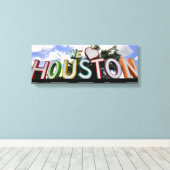 Toile nous sommes coeur houston (Insitu (Plancher de Bois))