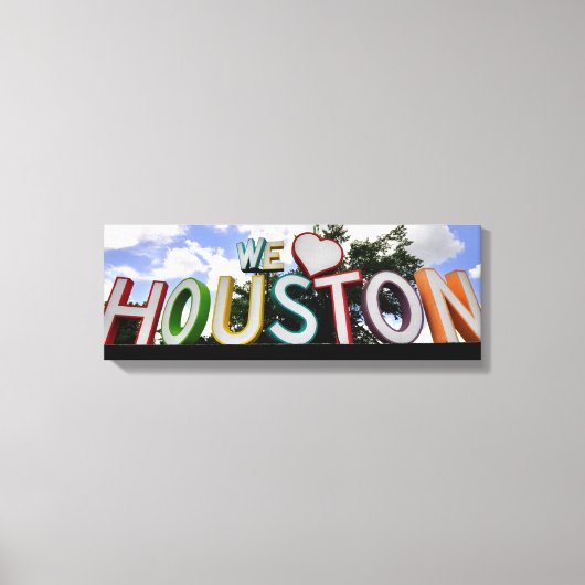 Toile nous sommes coeur houston (Recto)