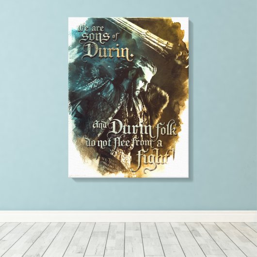 Toile Nous Sommes Fils De Durin (Insitu (Plancher de Bois))