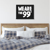 Toile Nous sommes les 99% (Insitu(Chambre))