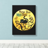 Toile Nous sommes tous morts ici - Cheshire Cat (Insitu (Plancher de Bois))