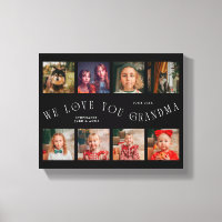 Nous vous aimons grand-mère | 8 Grille de photos N
