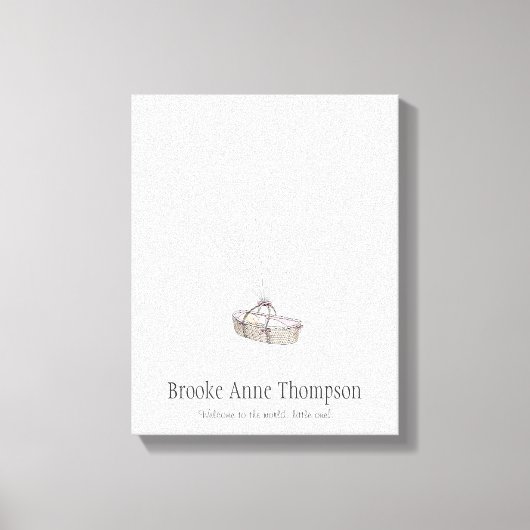 Toile Nouveau Bébé imprimé d'empreintes digitales Livre  (Recto)