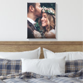 Toile Nouveau M. & Mme Newlyweds Photo Chic Mariage Keep (Insitu(Chambre))