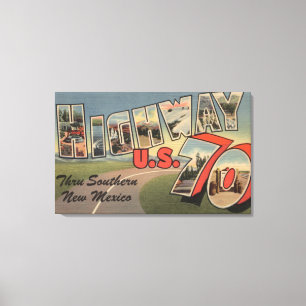 Toile Nouveau-Mexique - Autoroute 70 des États-Unis - Gr