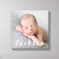 Nouveau-né Baby Boy Photographie Nom personnalisé