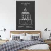 Toile Nouveau phare de London Ledge - Connecticut - PD (Insitu(Chambre))