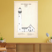 Toile Nouveau phare de Presque Isle - Michigan - SBD (Insitu(Salon))