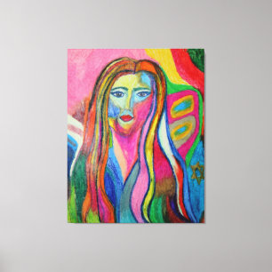 Toile Nouveaux artistes : Debbie Davidsohn Autoportrait