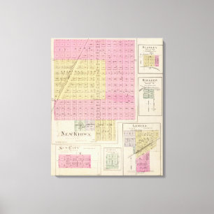 Toile Nouveaux Kiowa, Sun City, Stanley, et Holliday, le