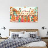 Toile Nouvel An bengali (Insitu(Chambre))