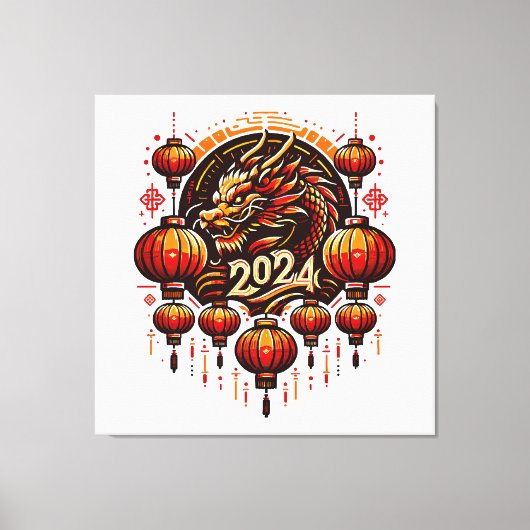 Toile nouvel an chinois 2024 (Recto)